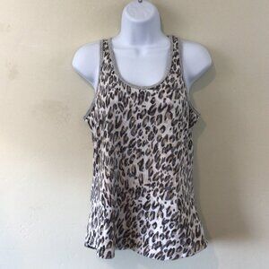 live love lounge by Karen Neuburger Animal Print Super Soft Pajama Lounge Tank